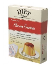 flan con fructosa 88g