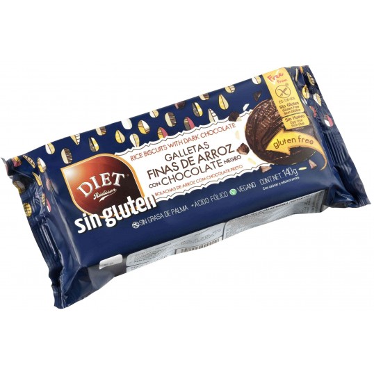 galletas finas arroz chocolate s gluten 135 gr