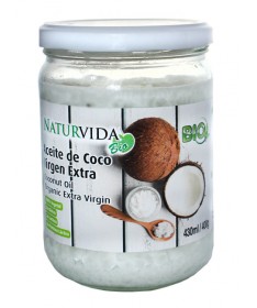 aceite de coco virgen extra bio 400gr 430ml