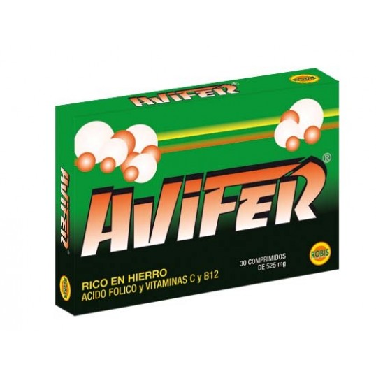 avifer 30 comp 525mg