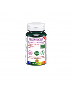 chlorella bio con acido folico hierro y b12 90 comp