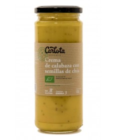 crema de calabaza con semillas de ch a 450g