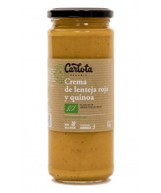 crema de lenteja roja y quinoa 450g