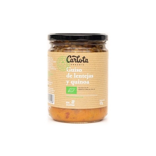 guiso de lentejas y quinoa eco 425g