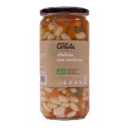 alubias con verduras 720gr