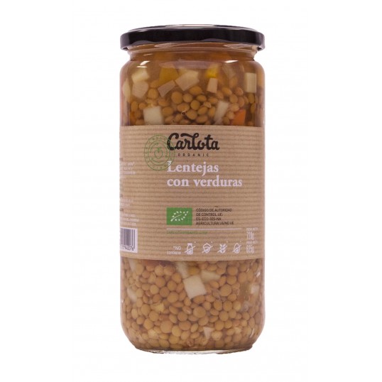lentejas con verduras 625gr