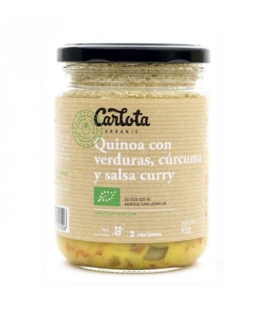 quinoa verduras curcuma y curry 425gr