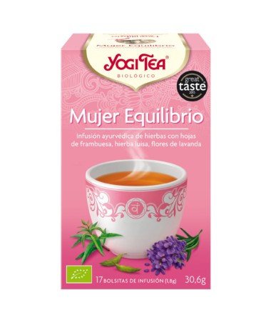yogi tea mujer equilibrio bio 17 bolsitas