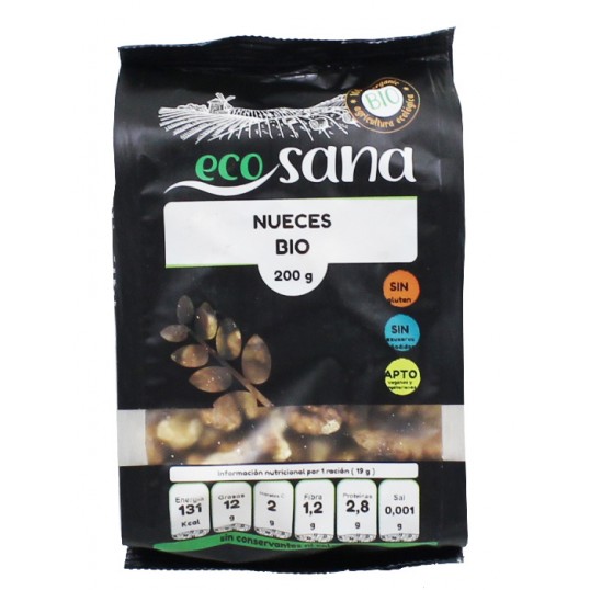 nueces mitades bio 100gr ecosana