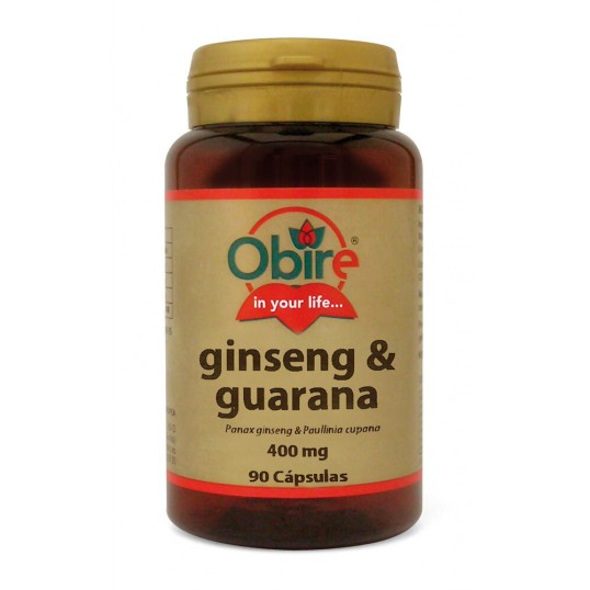 ginseng y guarana 400mg 90caps