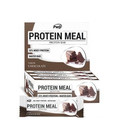 barrita chocolate protein meal 35gr sin azucar a adido x 12 uds