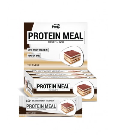 barrita tiramisu protein meal 35gr sin azucar a adido x 12 uds