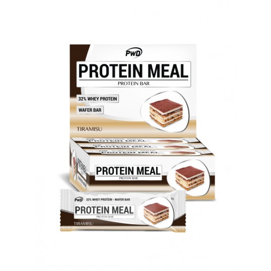 barrita tiramisu protein meal 35gr sin azucar a adido x 12 uds