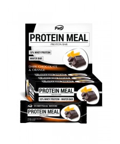 barrita chocolate negro y naranja protein meal 35gr sin azucar a adido x 12 uds