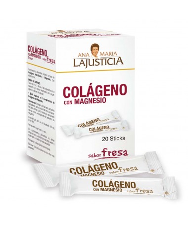 colageno con magnesio sabor fresa 20stick 5gr