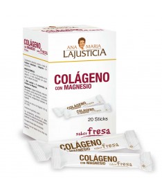 colageno con magnesio sabor fresa 20stick 5gr