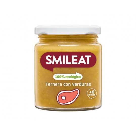 potito bio ternera con verduras 230 g y 6meses