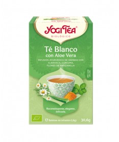 yogi tea blanco aloe vera bio 17 bolsitas