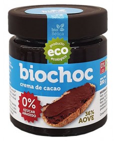 biochoc crema de cacao bio 0 azucar a adido 200gr
