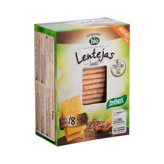 tostadas ligera lentejas bio 100 g
