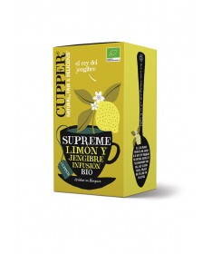 infusion limon y jengibre bio 20 bolsas