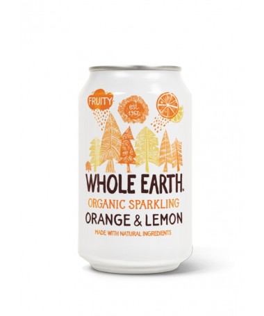 refresco de naranja y limon bio 330 ml whole earth