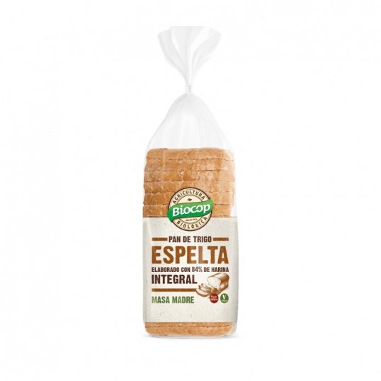 pan molde trigo espelta integral biocop 400 g