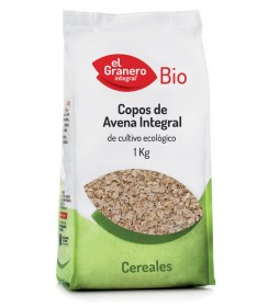 copos de avena integral bio 1 kg