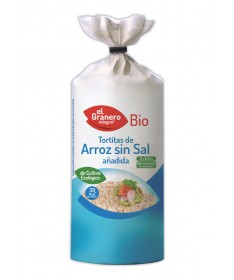 tortitas de arroz sin sal a adida bio 115 g