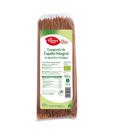 espaguetis de trigo espelta integral bio 500 g