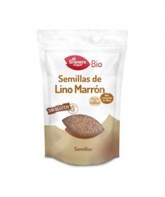 semillas de lino marron bio 400g
