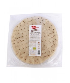 bases de pizza con trigo sarraceno sin gluten bio 2 uds 250 g