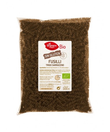fusilli de trigo sarraceno sin gluten bio 500 g