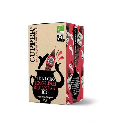 infusion te negro english breakfast bio 20 bolsas