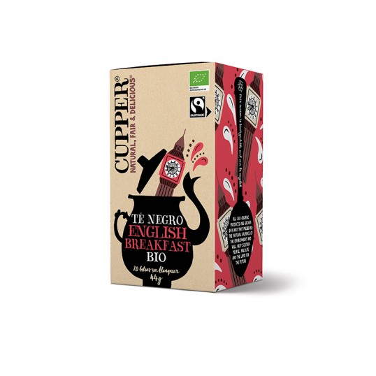 infusion te negro english breakfast bio 20 bolsas