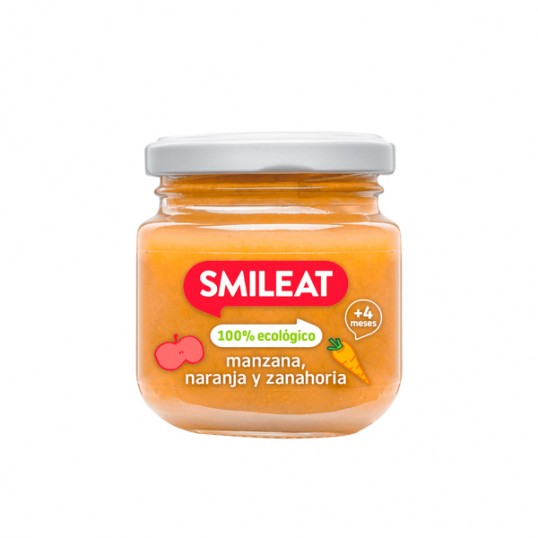 potito bio manzana naranja zanahoria 130gr y 4meses