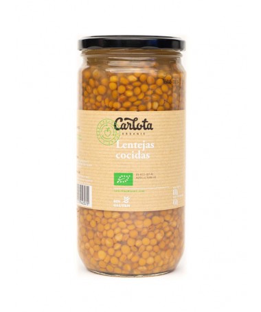 lentejas cocidas bio 450 gr