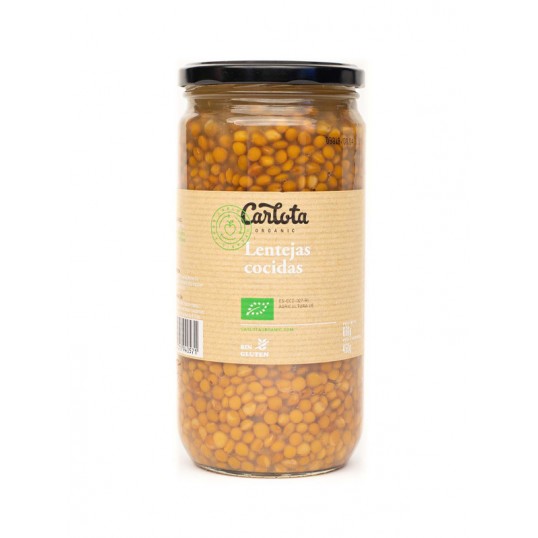lentejas cocidas bio 450 gr