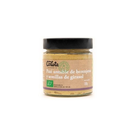 pat untable de berenjena y semillas de girason 180g