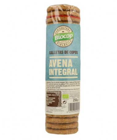 galleta copos avena integral biocop 250 g