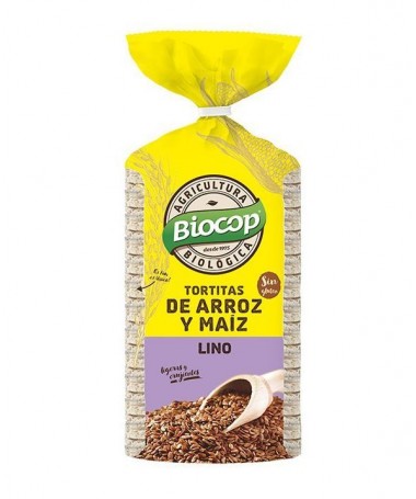 tortitas arroz maiz lino biocop 200 g