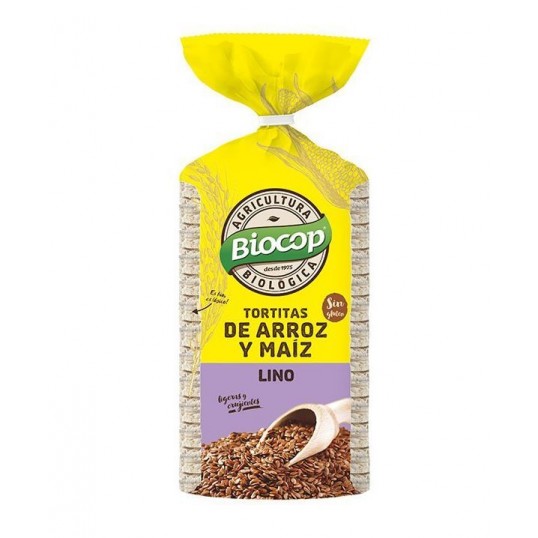 tortitas arroz maiz lino biocop 200 g