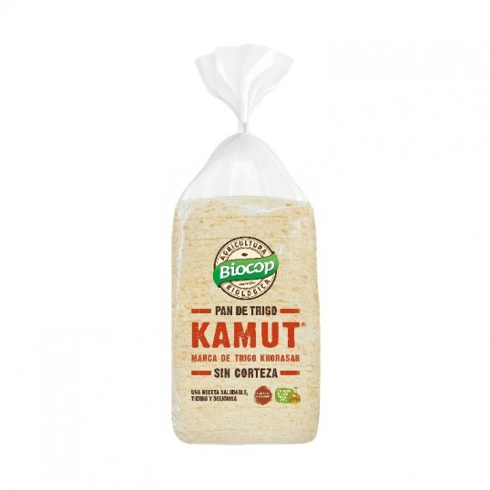 pan de molde kamut sin corteza bio 300g