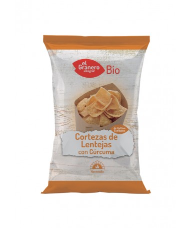cortezas de lentejas con curcuma bio 65g