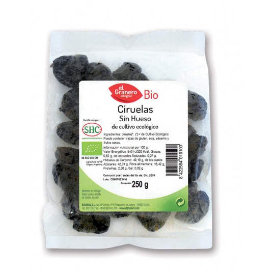 ciruelas sin hueso bio 250 g