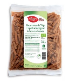 macarrones de trigo espelta integral bio 500 g