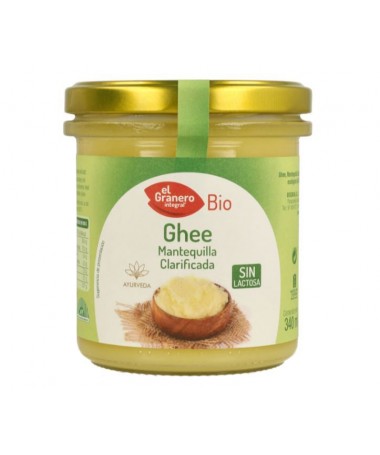 ghee mantequilla clarificada ayurvedica bio 340 ml