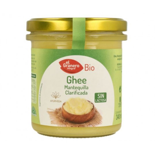 ghee mantequilla clarificada ayurvedica bio 340 ml