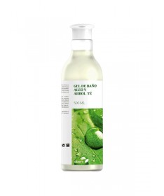 gel ba o aloe vera y arbol de te 500ml
