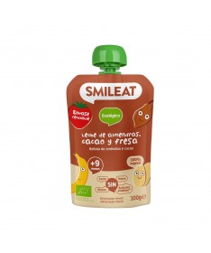 pouch almendra cacao y fresa 100g y 6meses